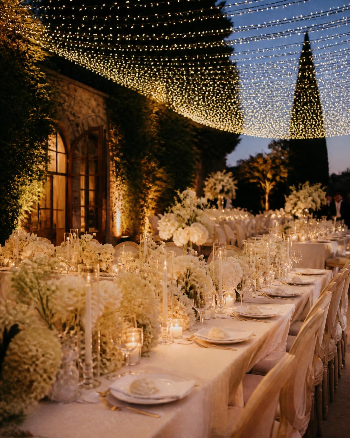 Elegant wedding celebration styled by AIS Events Management