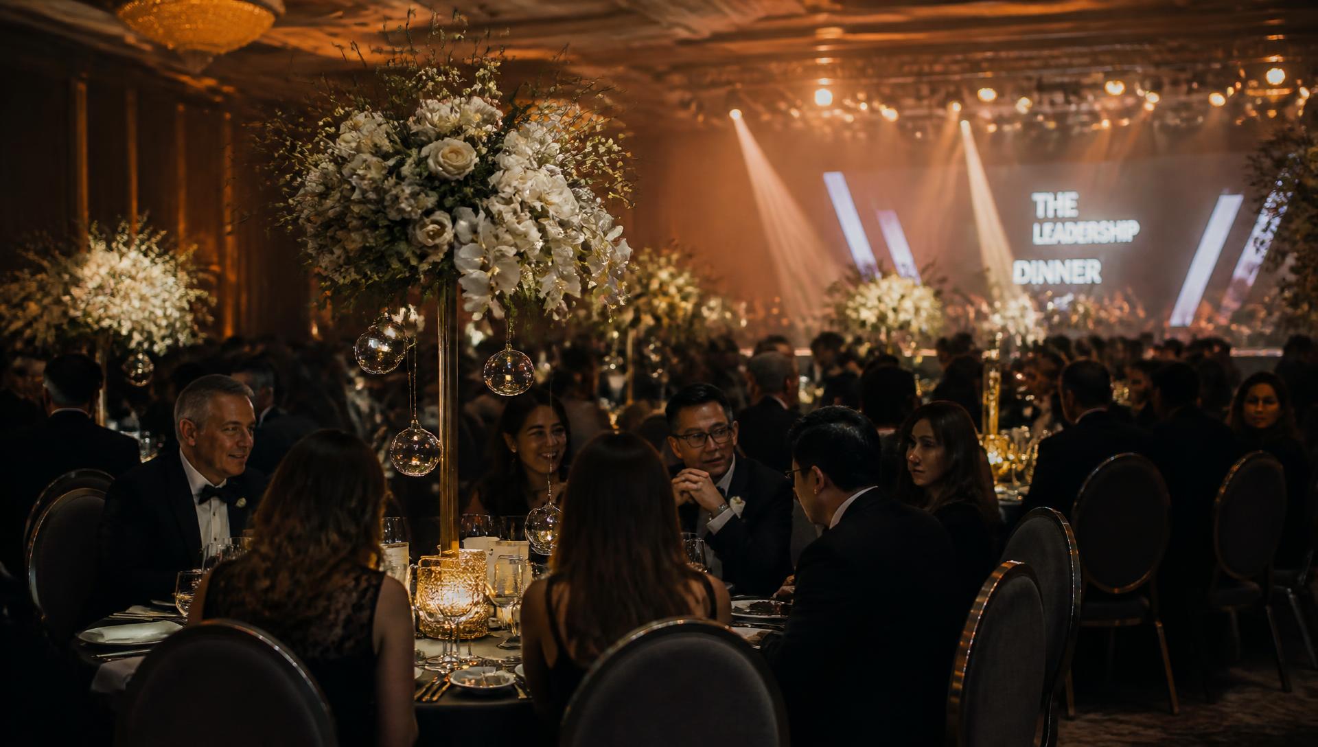 Corporate gala dinner produced end to end by AIS Events Management in Dubai